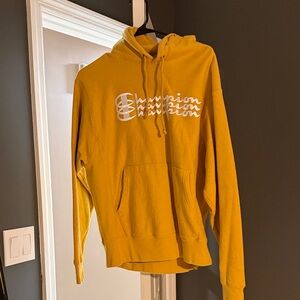 Champion Men's Mustard Hoodie